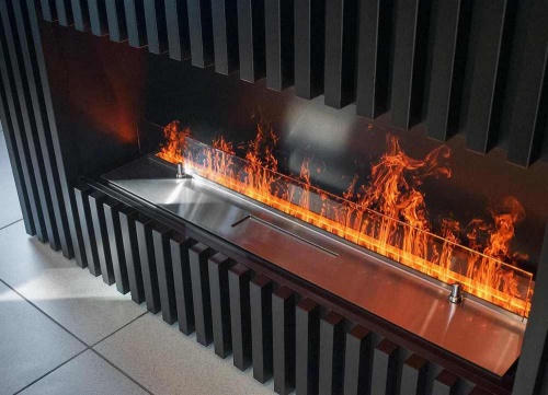 Электроочаг Schönes Feuer 3D FireLine 1000 со стальной крышкой в Санкт-Петербурге