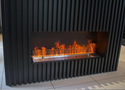 Электроочаг Schönes Feuer 3D FireLine 600 со стальной крышкой в Санкт-Петербурге