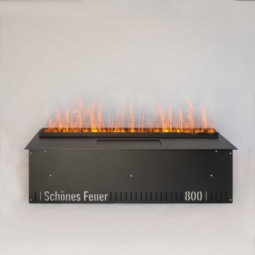 Электроочаг Schönes Feuer 3D FireLine 800 со стальной крышкой в Санкт-Петербурге